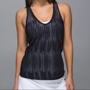 lululemon athletica Tops - Lululemon Ace Tank Black Reflective Size 4 NWOT lululemon athletica Tops - Lululemon Ace Tank Black Reflective Size 4 NWOT